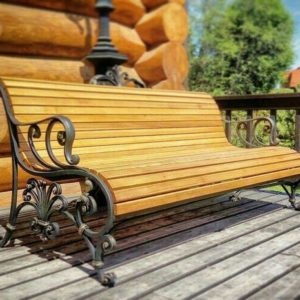 Кованая скамейка для сада "Арчибальд"
