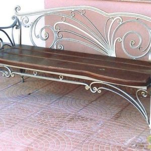 Кованая скамья "Ротонда"
